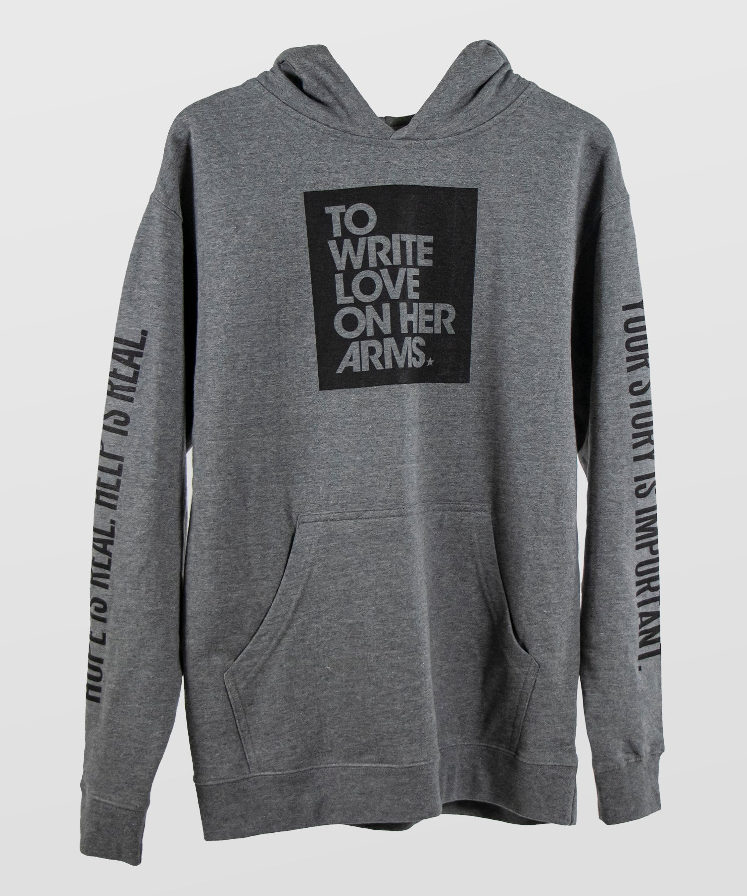 opladning Higgins usikre Signature Pullover Hoodie – To Write Love on Her Arms.