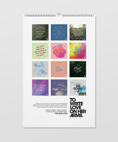 2025 TWLOHA Wall Calendar