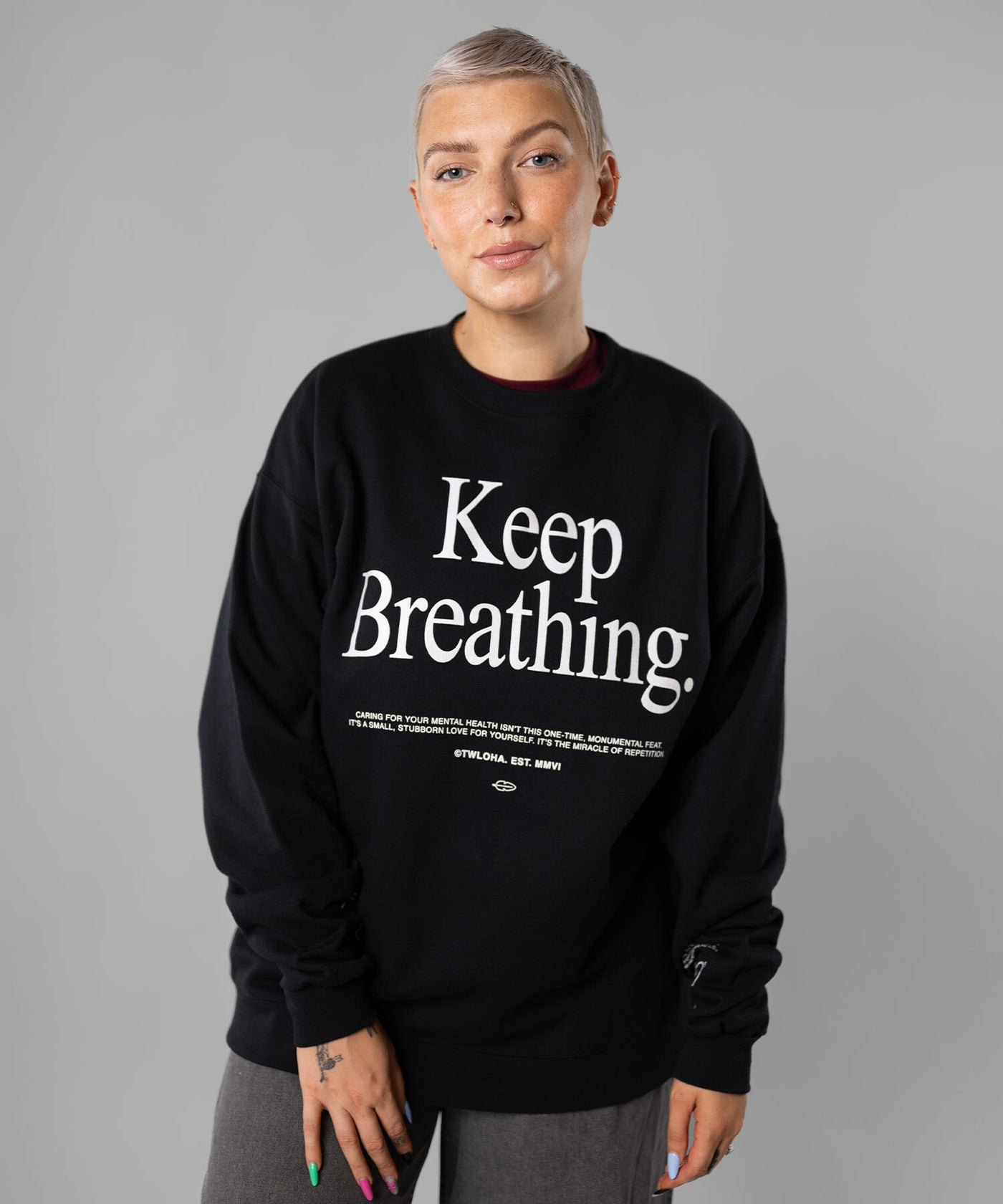 Keep Breathing Mindfulness Sweatshirt