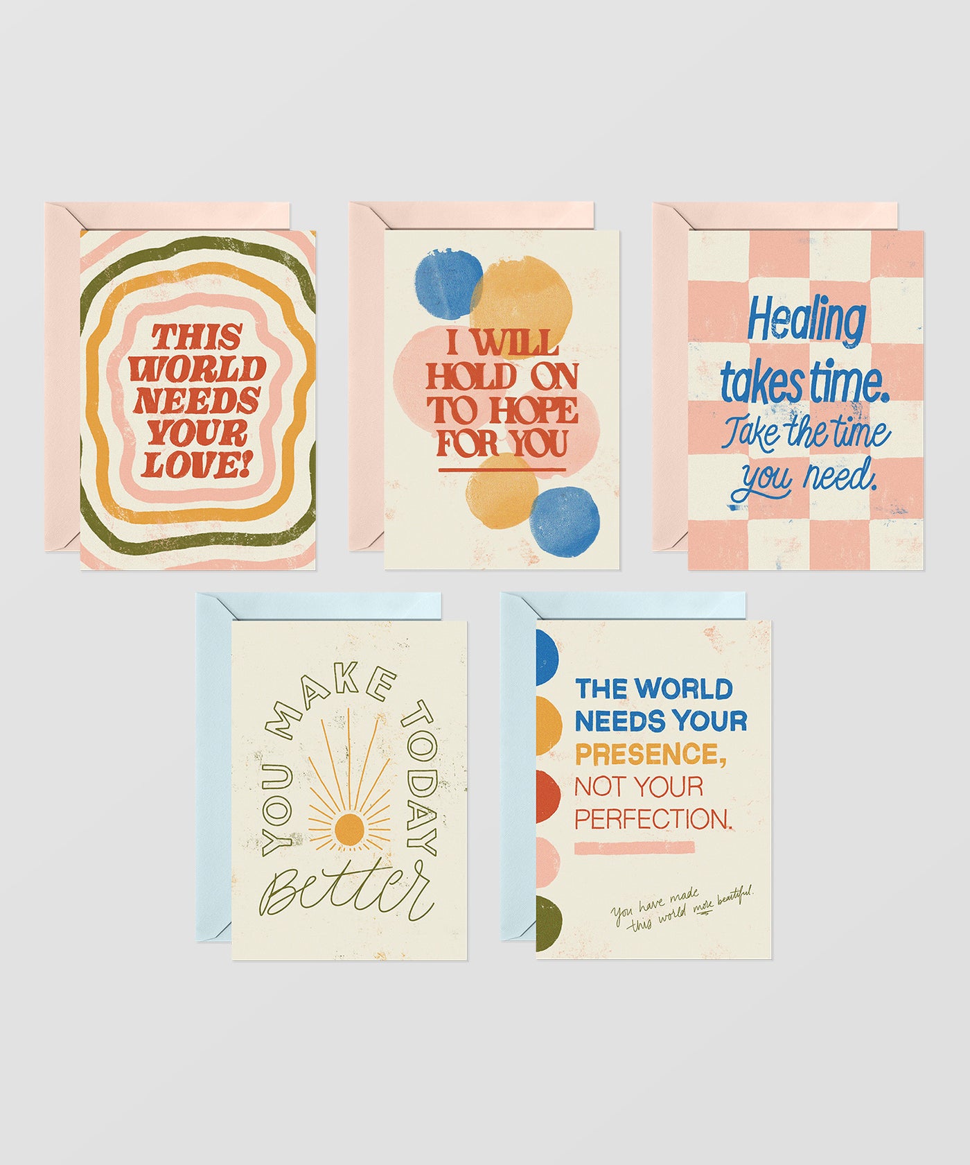 Show Up Greeting Card Set