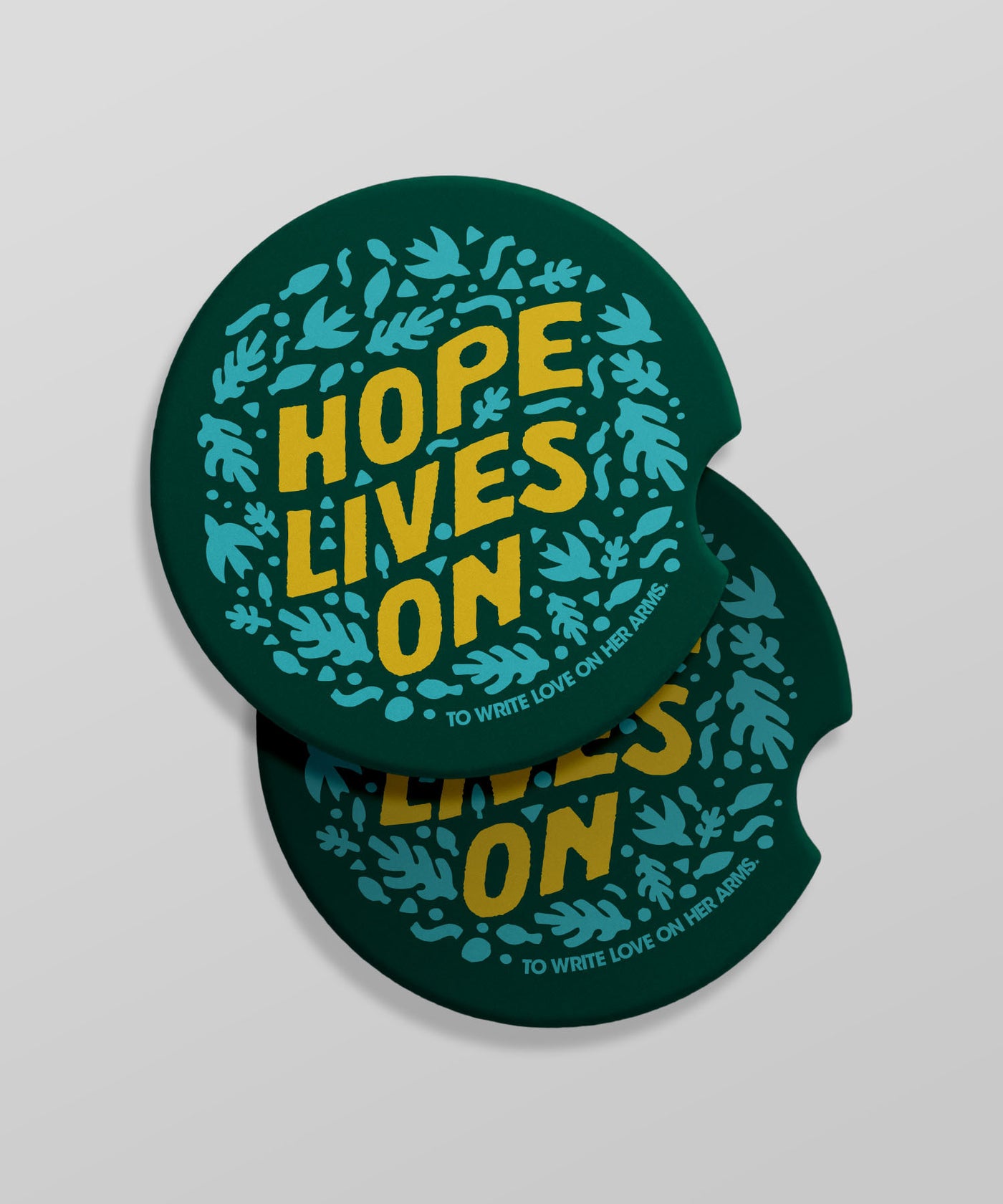 TWLOHA Car Coasters