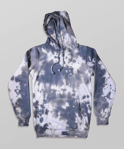 Radiant Grey Hand-Dyed Pullover Hoodie