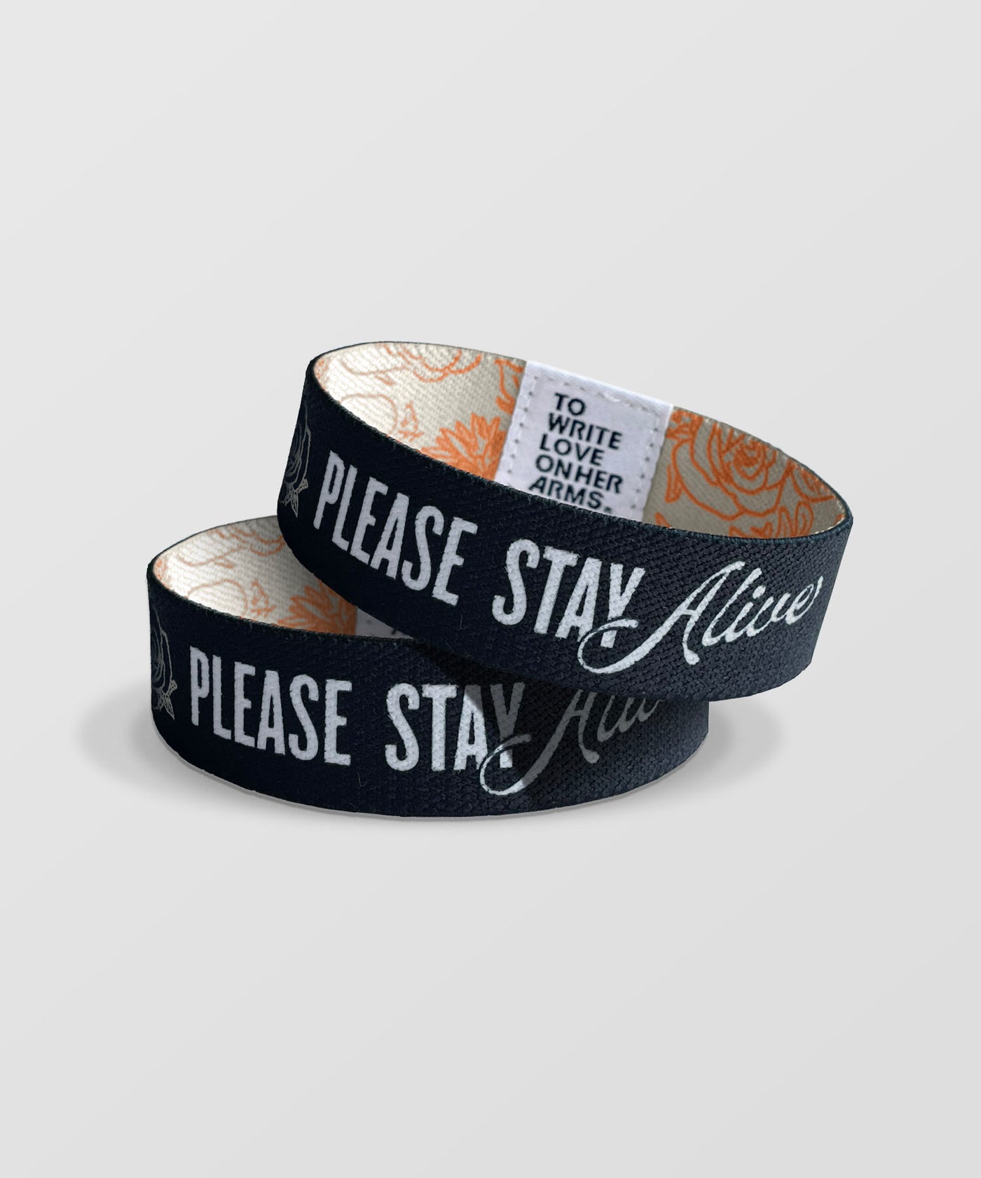 Stay Alive Woven Bracelet 2-Pack