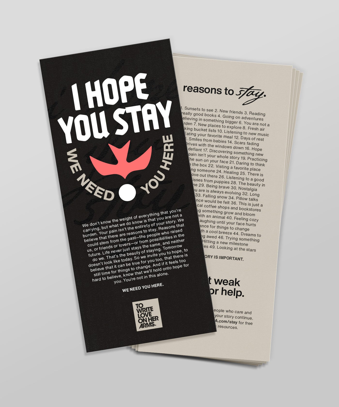 2025 Suicide Prevention Month Rack Cards
