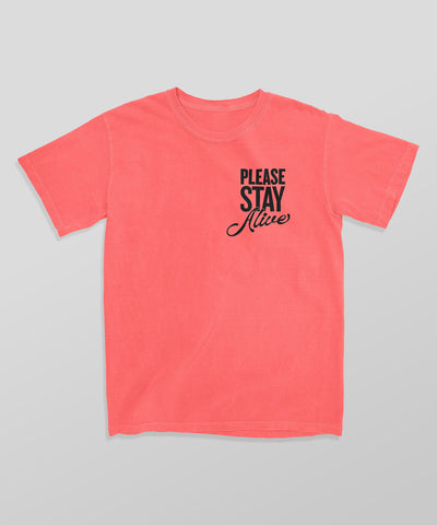 Stay Alive Neon Shirt