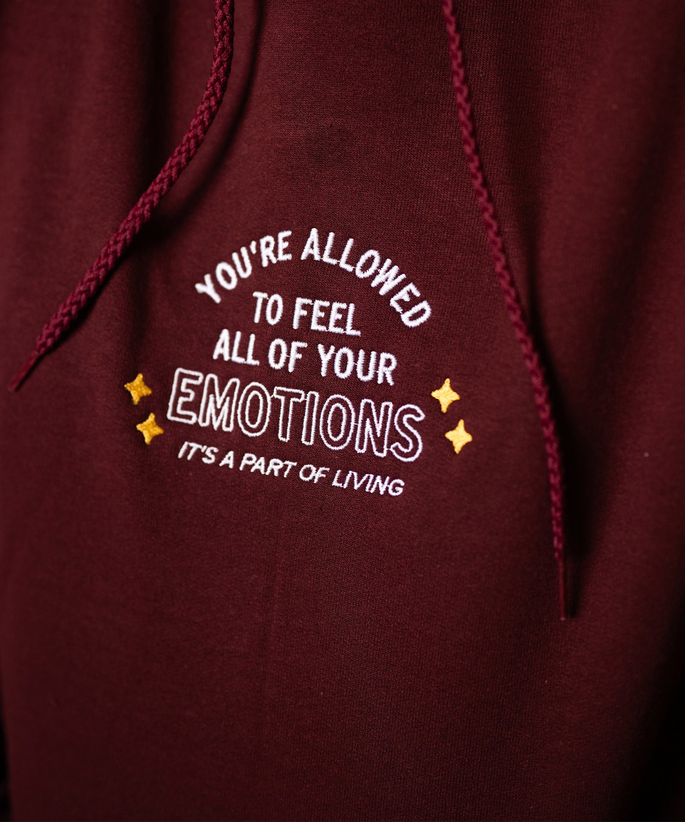 Emotions Embroidered Hoodie