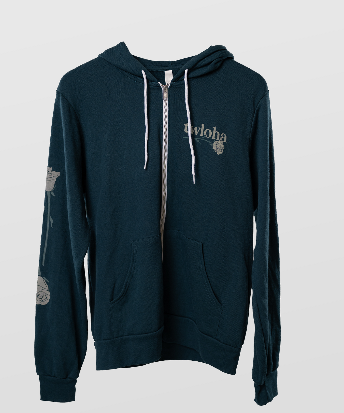 Roses Zip Hoodie