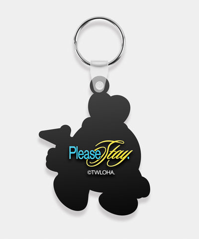 Glad You're Here 3D Keychain