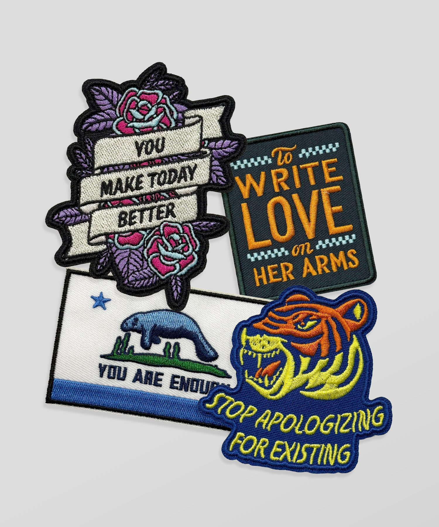TWLOHA Patches 4-Pack – To Write Love on Her Arms.