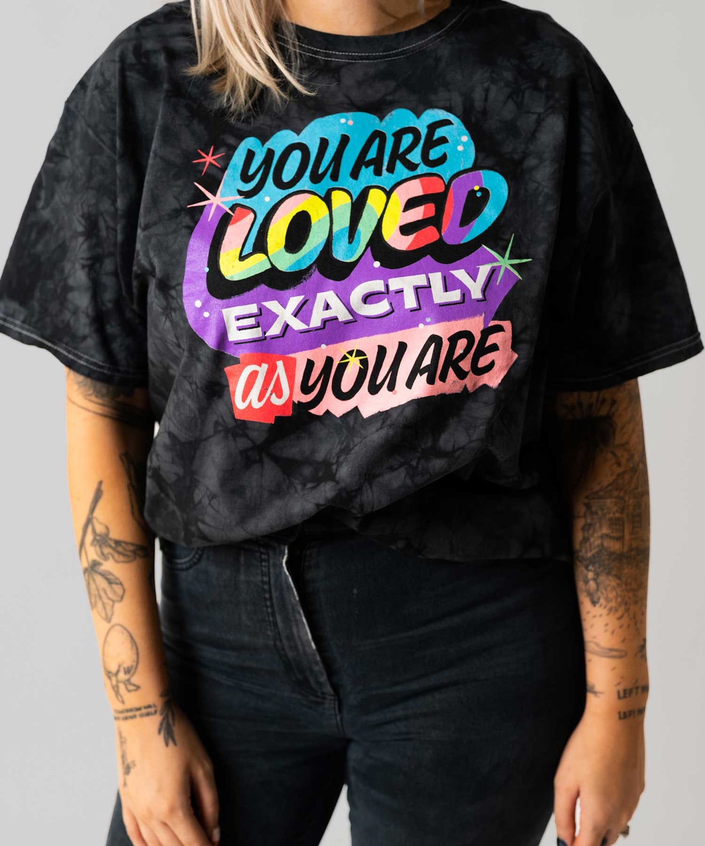 You Are Loved Crystal Wash Shirt