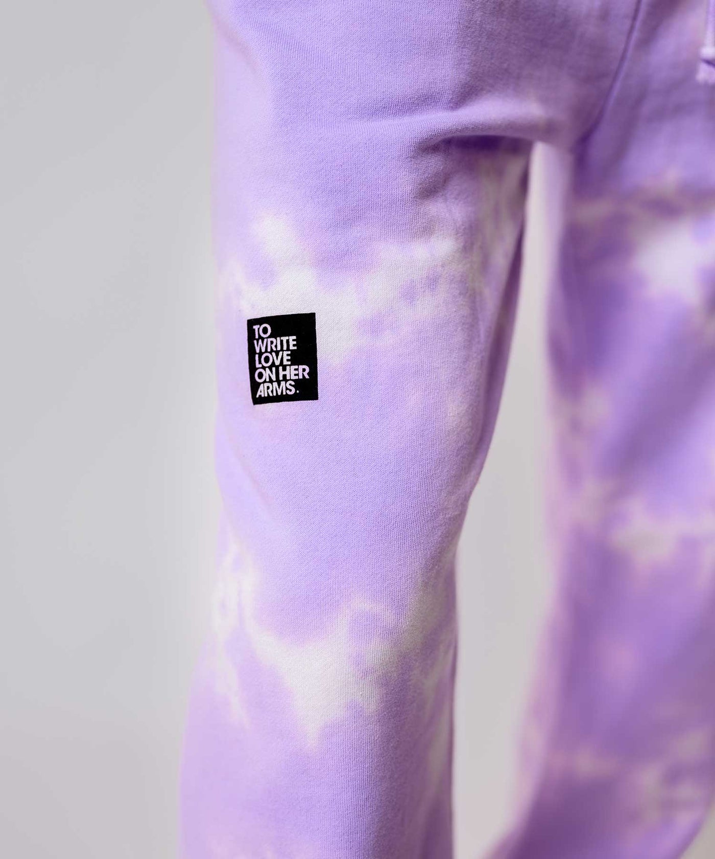 Radiant Lilac Hand-Dyed Sweatpants