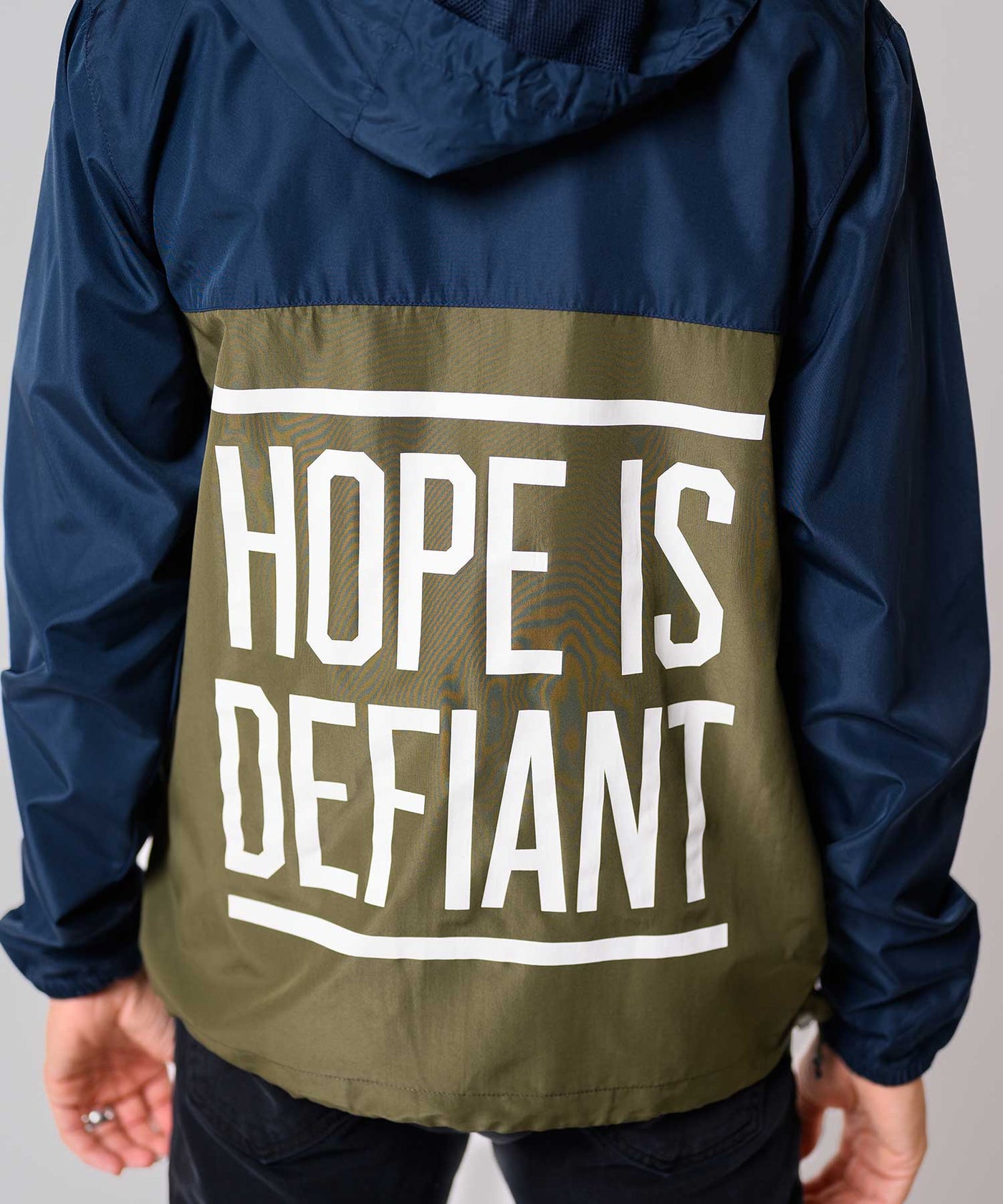 Hope Is Defiant Windbreaker Jacket