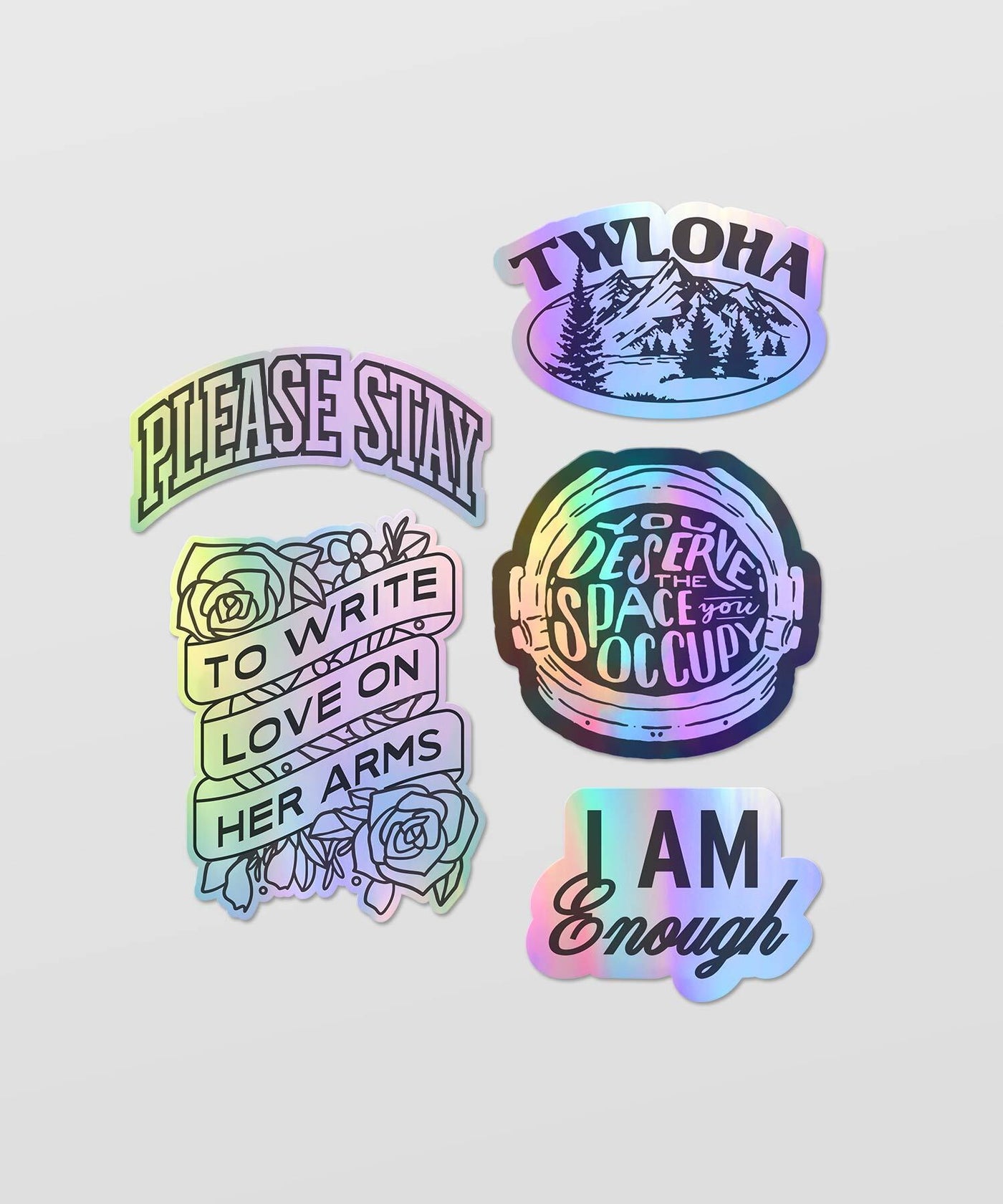Space Holographic Sticker Pack
