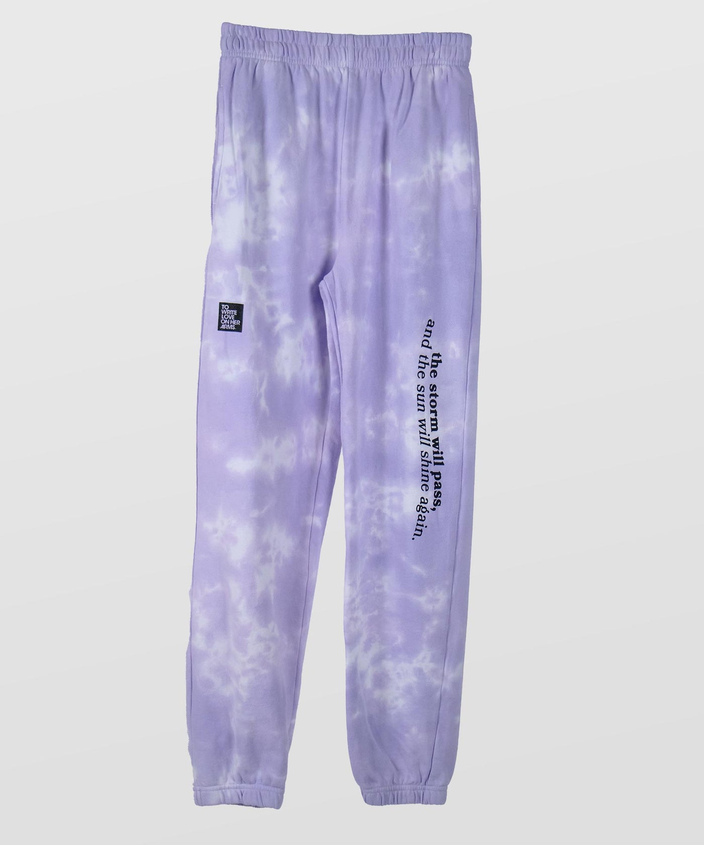 Radiant Lilac Hand-Dyed Sweatpants
